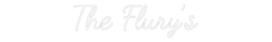 CREATE YOUR OWN WEDDING NEON SIGN The Flury’s