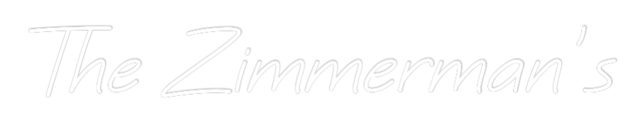 CREATE YOUR OWN WEDDING NEON SIGN The Zimmerman’s