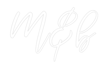 CREATE YOUR OWN WEDDING NEON SIGN M&b