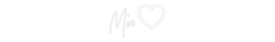 CREATE YOUR OWN WEDDING NEON SIGN Mia