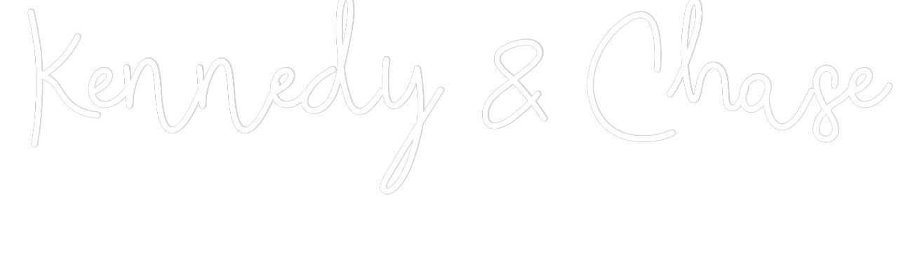 CREATE YOUR OWN WEDDING NEON SIGN Kennedy & Cha...
