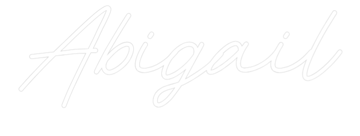 CREATE YOUR OWN WEDDING NEON SIGN Abigail