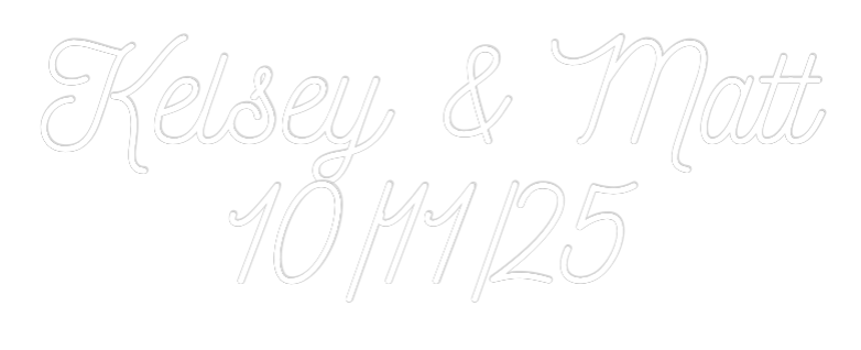 CREATE YOUR OWN WEDDING NEON SIGN Kelsey & Matt...