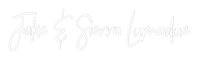 CREATE YOUR OWN WEDDING NEON SIGN Jake & Sierra...
