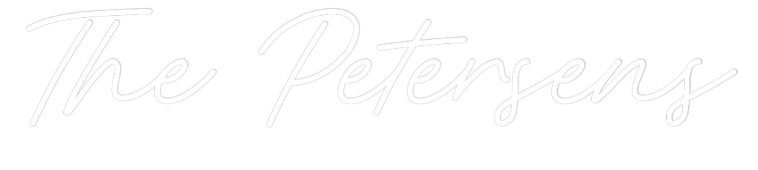 CREATE YOUR OWN WEDDING NEON SIGN The Petersens