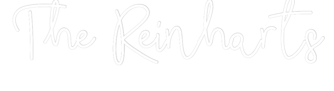 CREATE YOUR OWN WEDDING NEON SIGN The Reinharts