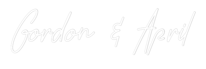 CREATE YOUR OWN WEDDING NEON SIGN Gordon & April