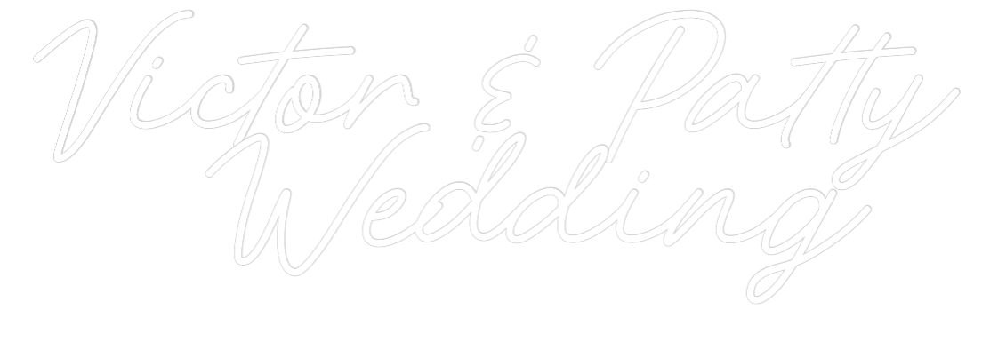 CREATE YOUR OWN WEDDING NEON SIGN Victor & Patt...