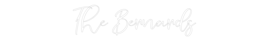 CREATE YOUR OWN WEDDING NEON SIGN The Bernards