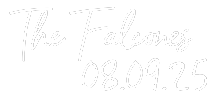 CREATE YOUR OWN WEDDING NEON SIGN The Falcones ...