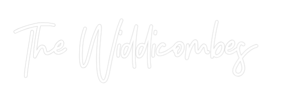 CREATE YOUR OWN WEDDING NEON SIGN The Widdicomb...