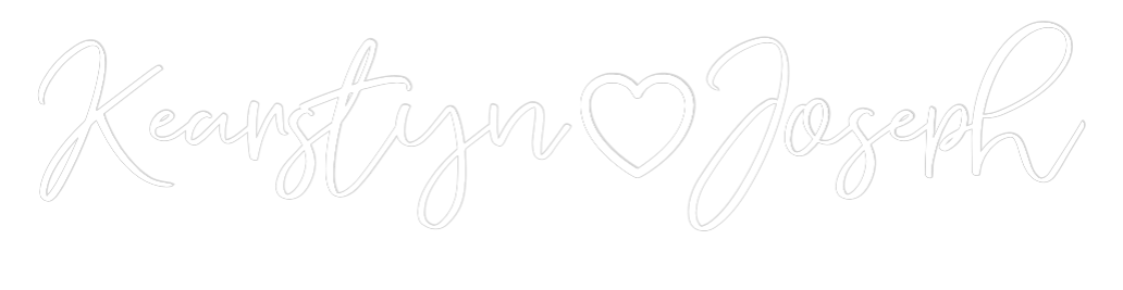 CREATE YOUR OWN WEDDING NEON SIGN KearstynJoseph