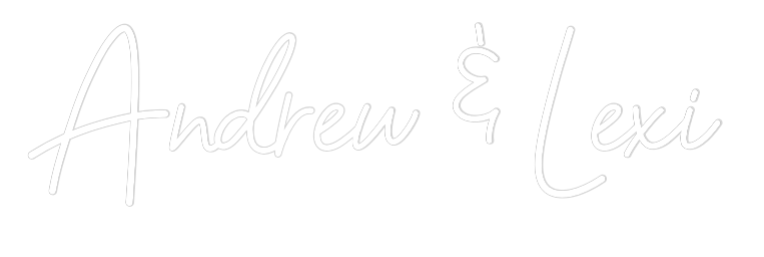 CREATE YOUR OWN WEDDING NEON SIGN Andrew & Lexi