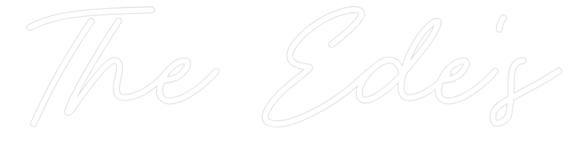 CREATE YOUR OWN WEDDING NEON SIGN The Ede's