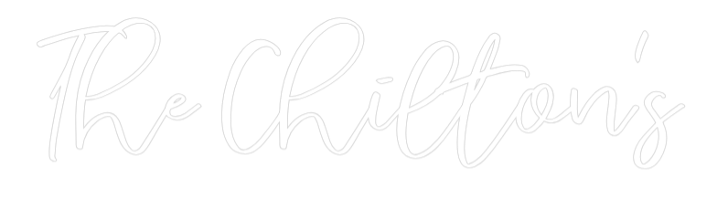 CREATE YOUR OWN WEDDING NEON SIGN The Chilton's