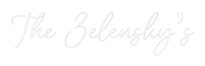 CREATE YOUR OWN WEDDING NEON SIGN The Zelensky’s