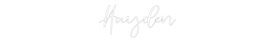 CREATE YOUR OWN WEDDING NEON SIGN Hayden