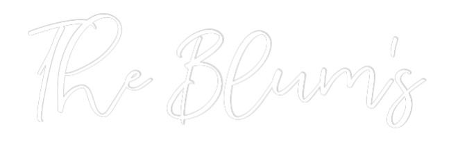 CREATE YOUR OWN WEDDING NEON SIGN The Blum’s