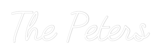 CREATE YOUR OWN WEDDING NEON SIGN The Peters