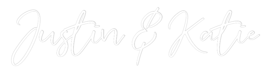 CREATE YOUR OWN WEDDING NEON SIGN Justin & Katie