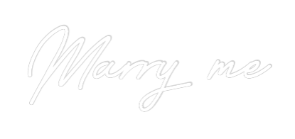 CREATE YOUR OWN WEDDING NEON SIGN Marry me