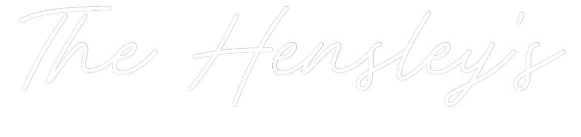 CREATE YOUR OWN WEDDING NEON SIGN The Hensley’s