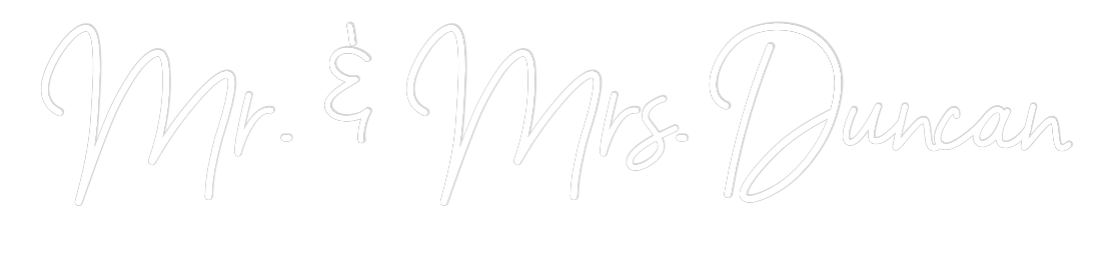 CREATE YOUR OWN WEDDING NEON SIGN Mr. & Mrs. Du...