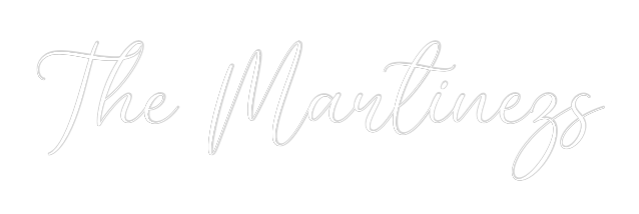 CREATE YOUR OWN WEDDING NEON SIGN The Martinezs