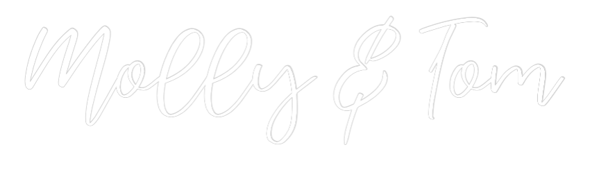CREATE YOUR OWN WEDDING NEON SIGN Molly & Tom