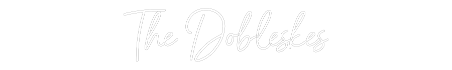 CREATE YOUR OWN WEDDING NEON SIGN The Dobleskes