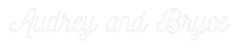 CREATE YOUR OWN WEDDING NEON SIGN Audrey and Br...