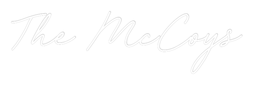 CREATE YOUR OWN WEDDING NEON SIGN The McCoys