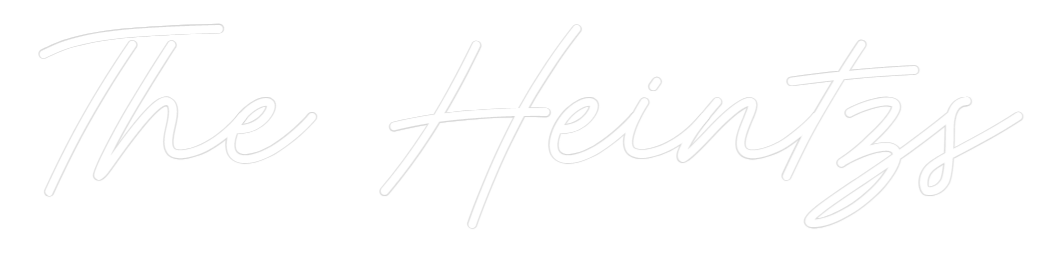 CREATE YOUR OWN WEDDING NEON SIGN The Heintzs