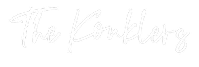 CREATE YOUR OWN WEDDING NEON SIGN The Konklers