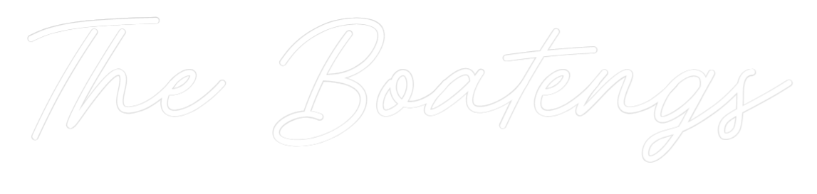 CREATE YOUR OWN WEDDING NEON SIGN The Boatengs