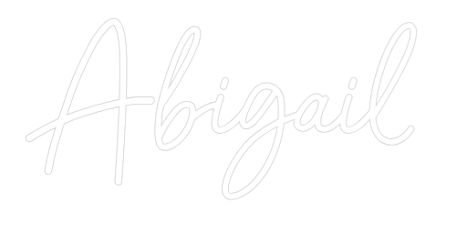 CREATE YOUR OWN WEDDING NEON SIGN Abigail