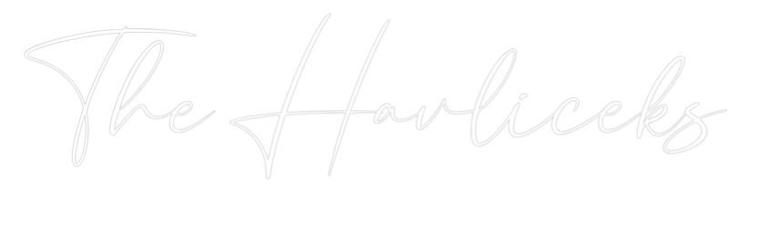 CREATE YOUR OWN WEDDING NEON SIGN The Havliceks