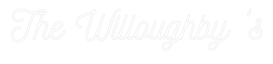 CREATE YOUR OWN WEDDING NEON SIGN The Willoughb...