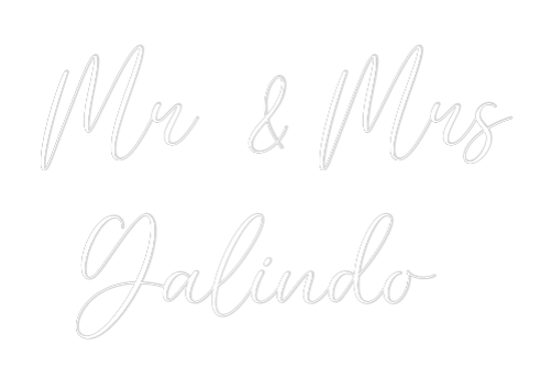 CREATE YOUR OWN WEDDING NEON SIGN Mr & Mrs
 Ga...