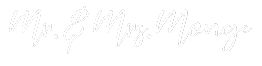 CREATE YOUR OWN WEDDING NEON SIGN Mr. & Mrs. Mo...