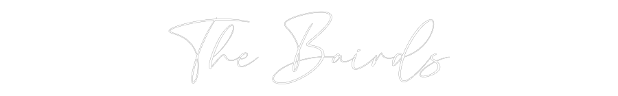 CREATE YOUR OWN WEDDING NEON SIGN The Bairds