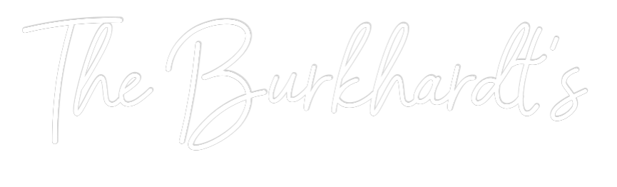 CREATE YOUR OWN WEDDING NEON SIGN The Burkhardt’s