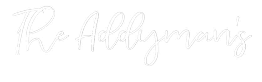 CREATE YOUR OWN WEDDING NEON SIGN The Addyman’s