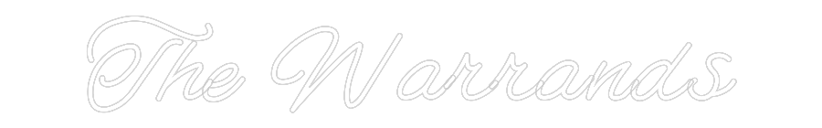 CREATE YOUR OWN WEDDING NEON SIGN The Warrands