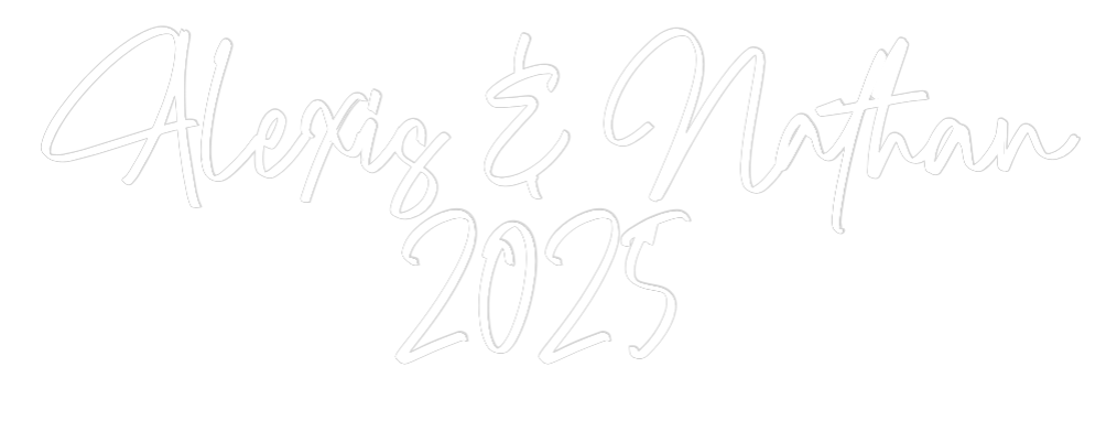 CREATE YOUR OWN WEDDING NEON SIGN Alexis & Nath...