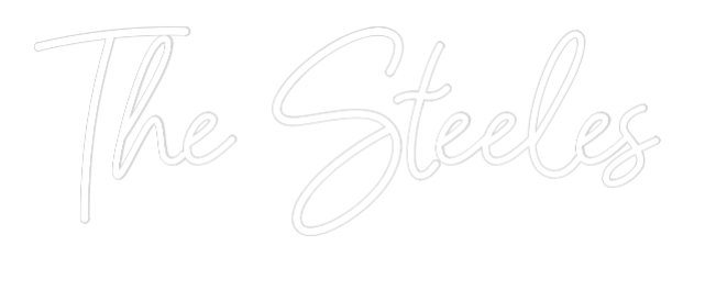 CREATE YOUR OWN WEDDING NEON SIGN The Steeles