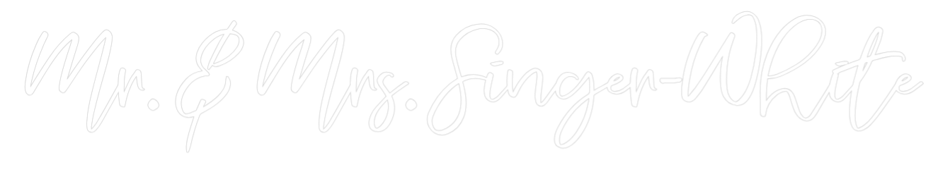 CREATE YOUR OWN WEDDING NEON SIGN Mr. & Mrs. Si...