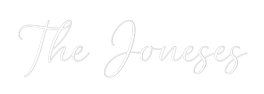 CREATE YOUR OWN WEDDING NEON SIGN The Joneses