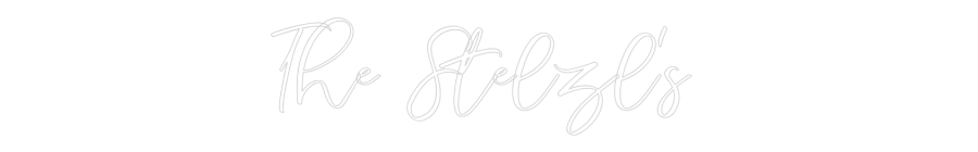 CREATE YOUR OWN WEDDING NEON SIGN The  Stelzl's