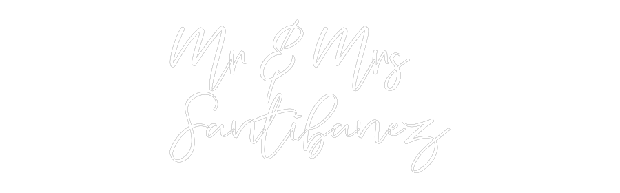 CREATE YOUR OWN WEDDING NEON SIGN Mr & Mrs 
Sa...